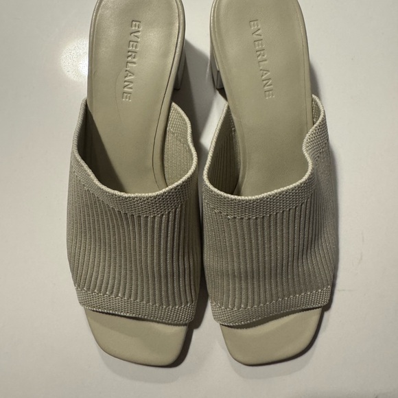 Everlane The Glove Mule in ReKnit Bone - Picture 2 of 4
